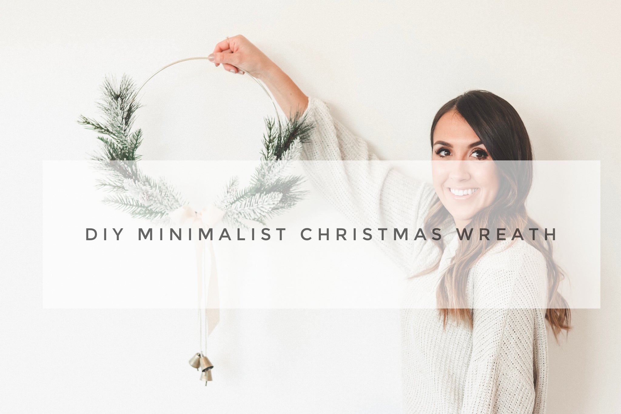 DIY Minimalist Christmas Wreath