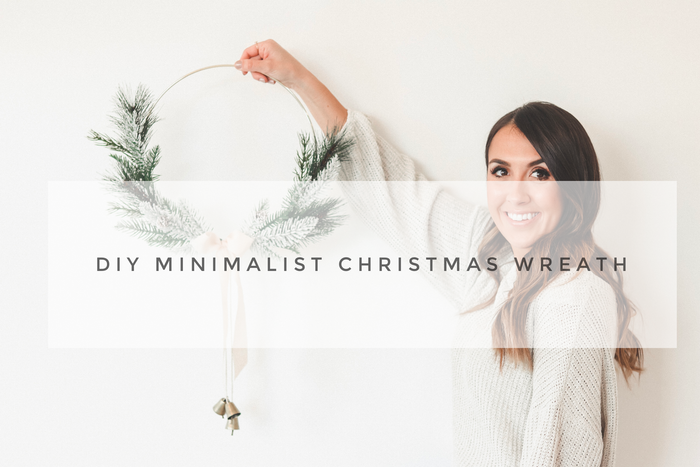 DIY Minimalist Christmas Wreath