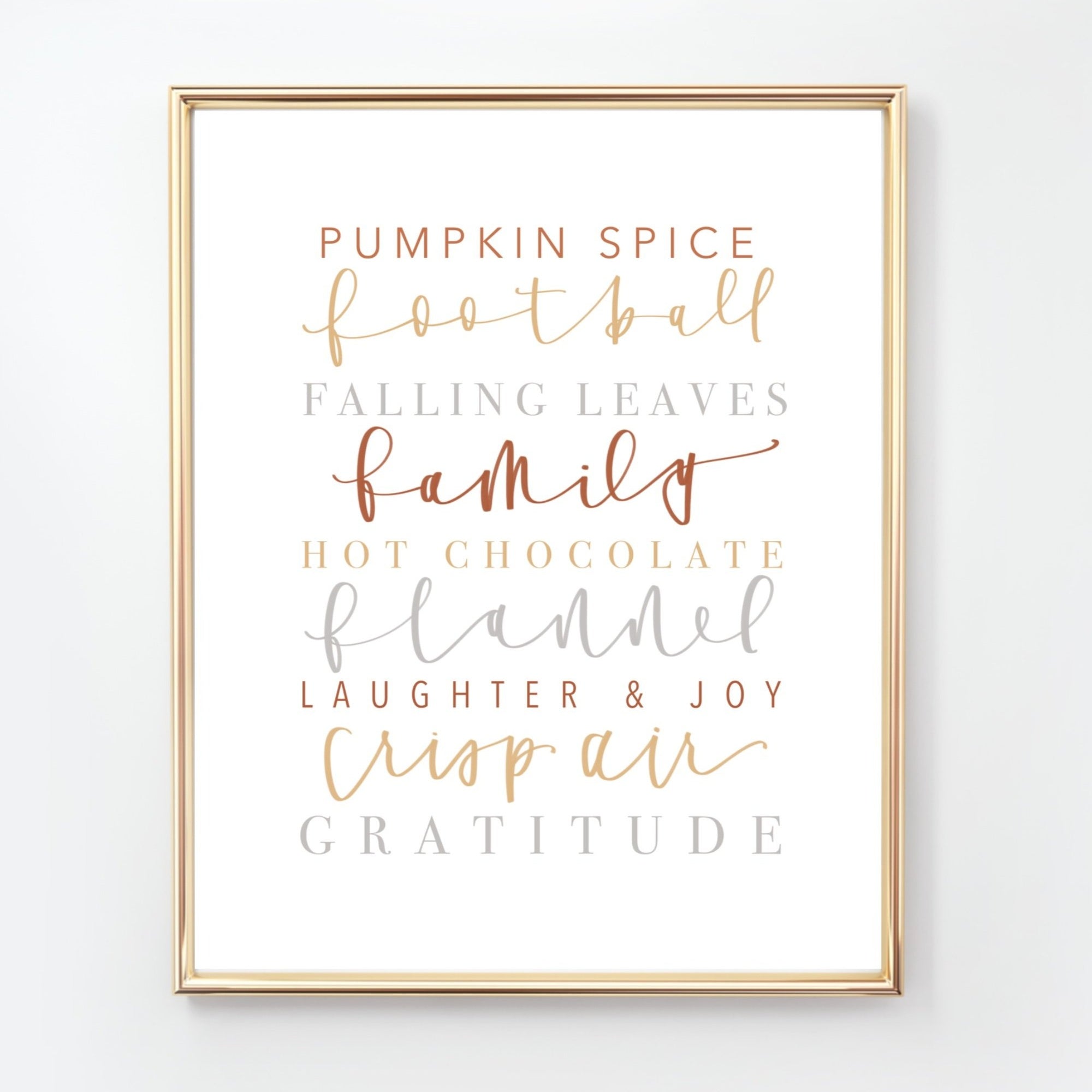 FALL | List of Fall Favorites