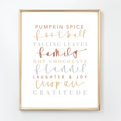 FALL | List of Fall Favorites