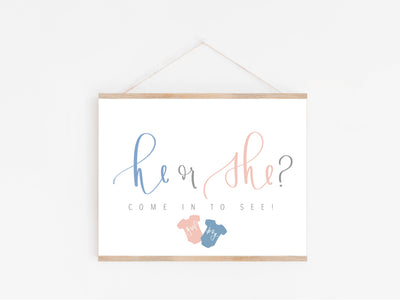 He or She? Come in to see!