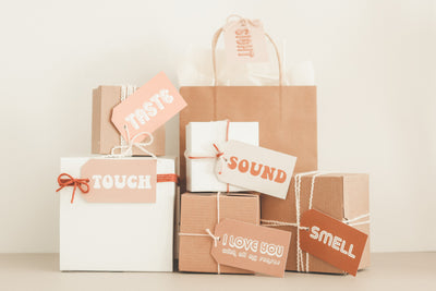 The 5 Senses gift tags | Retro