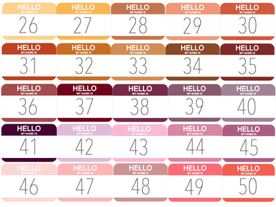 "Hello" Announcement Stickers