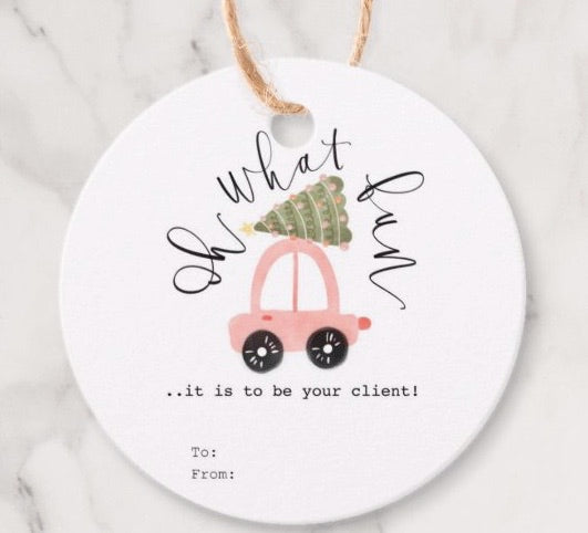 Holiday Tag |  "Oh what fun.."