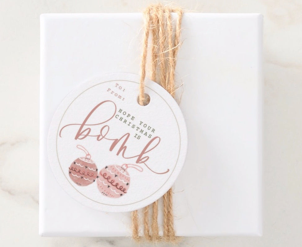 Holiday Tag |  "A BOMB Christmas"