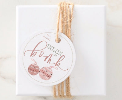 Holiday Tag |  "A BOMB Christmas"