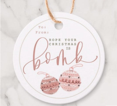 Holiday Tag |  "A BOMB Christmas"