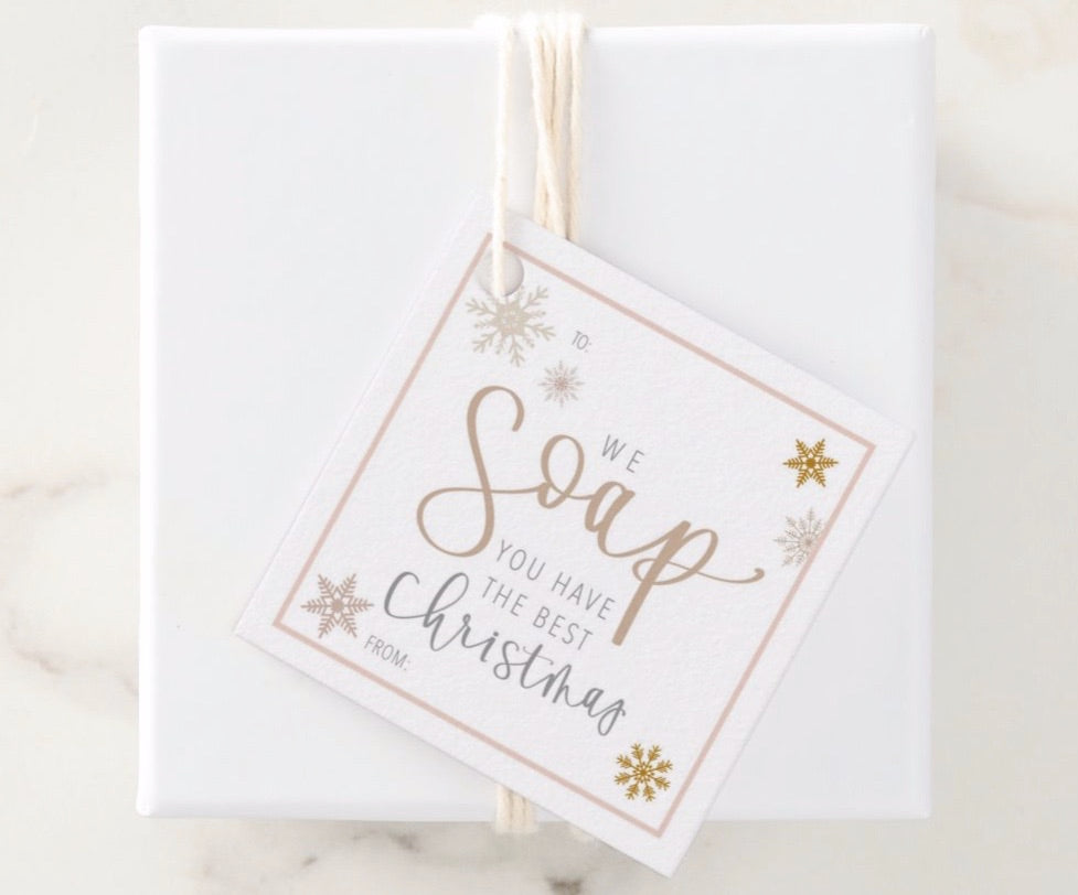 Holiday Tag |  "SOAP"