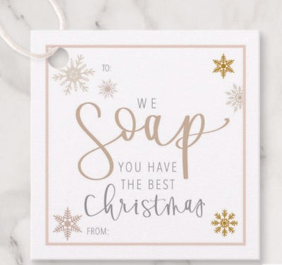 Holiday Tag |  "SOAP"