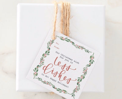 Holiday Tag |  "Less Dishes"