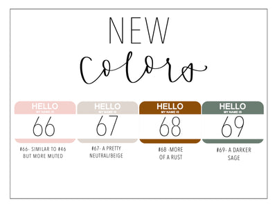 "Hello" Announcement Stickers