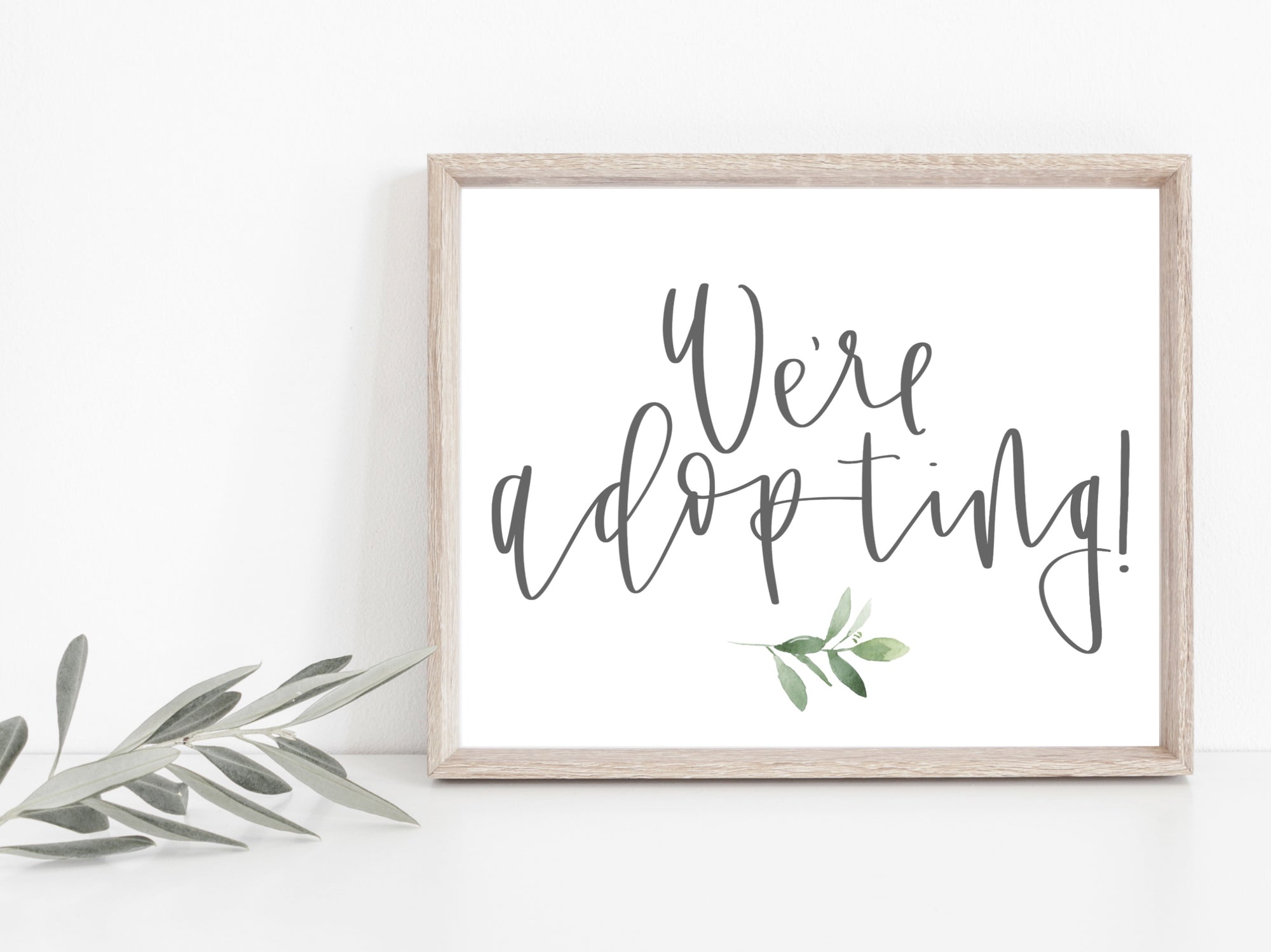 Adoption announcement