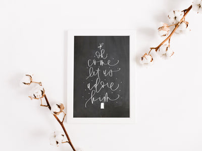 Oh come let us adore him