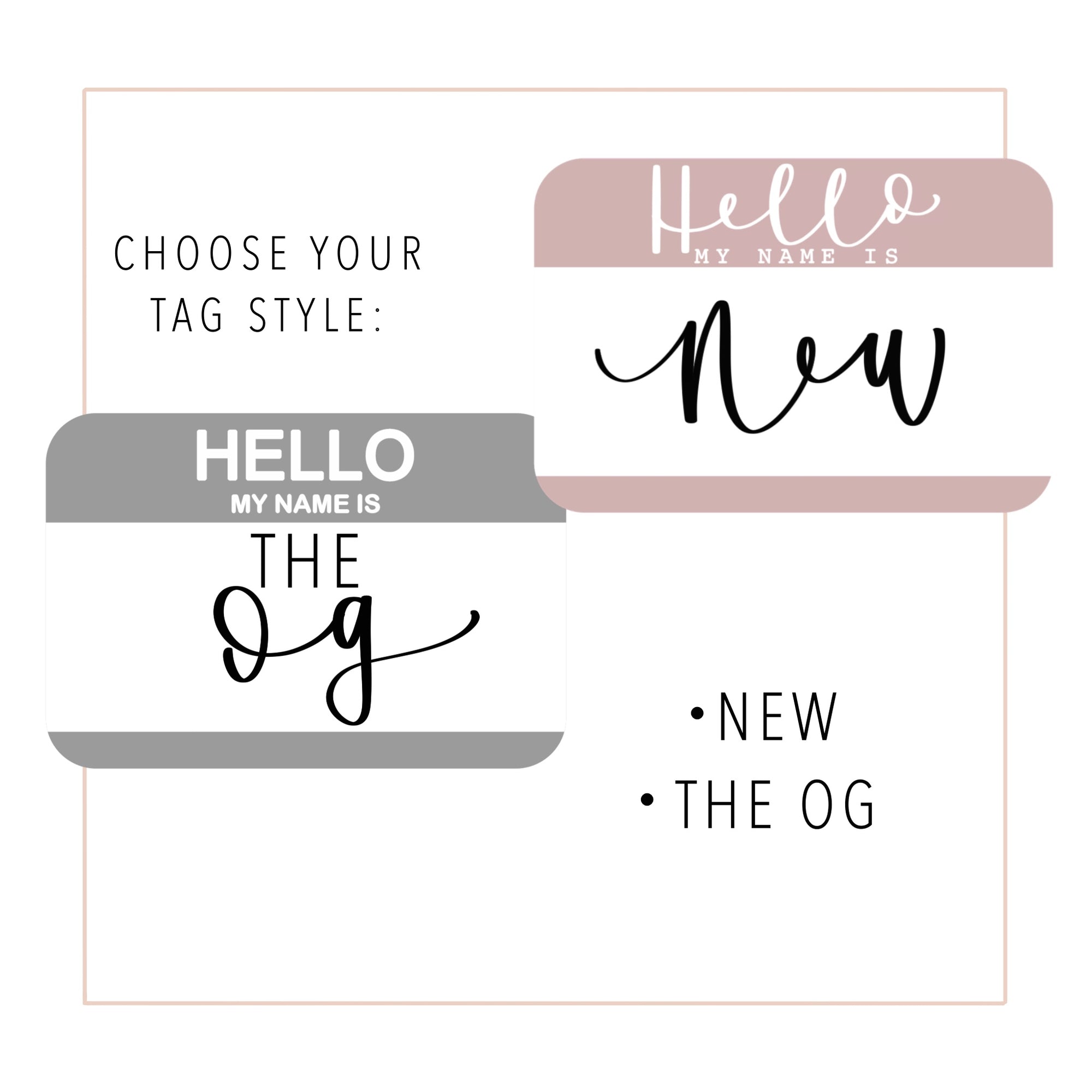 "Hello" Announcement Stickers