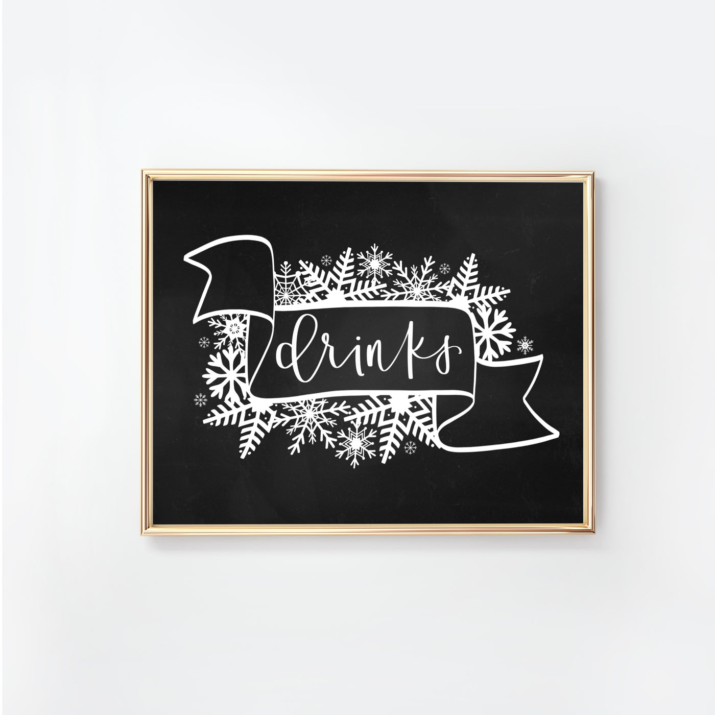 Drinks Sign | Winter