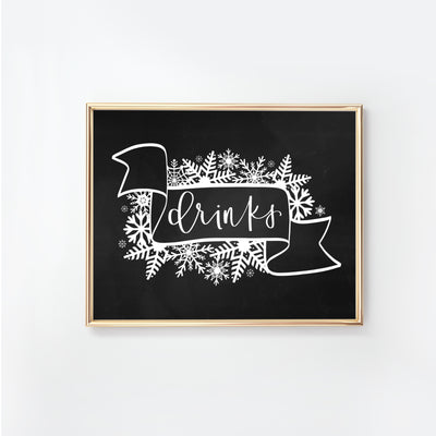 Drinks Sign | Winter
