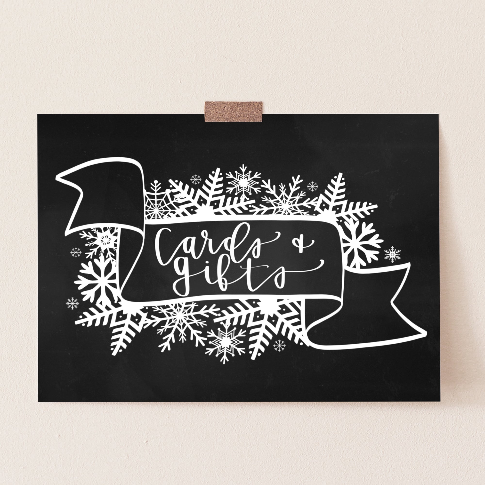 Gifts & Cards Sign | Winter