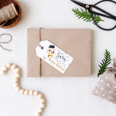 Holiday Tag |  "Thank you SNOW much"