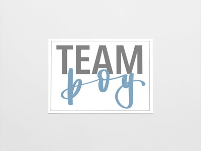 Gender Reveal Sign + Cards