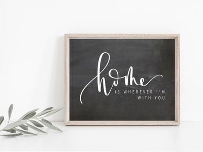 Home is whenever I'm with You