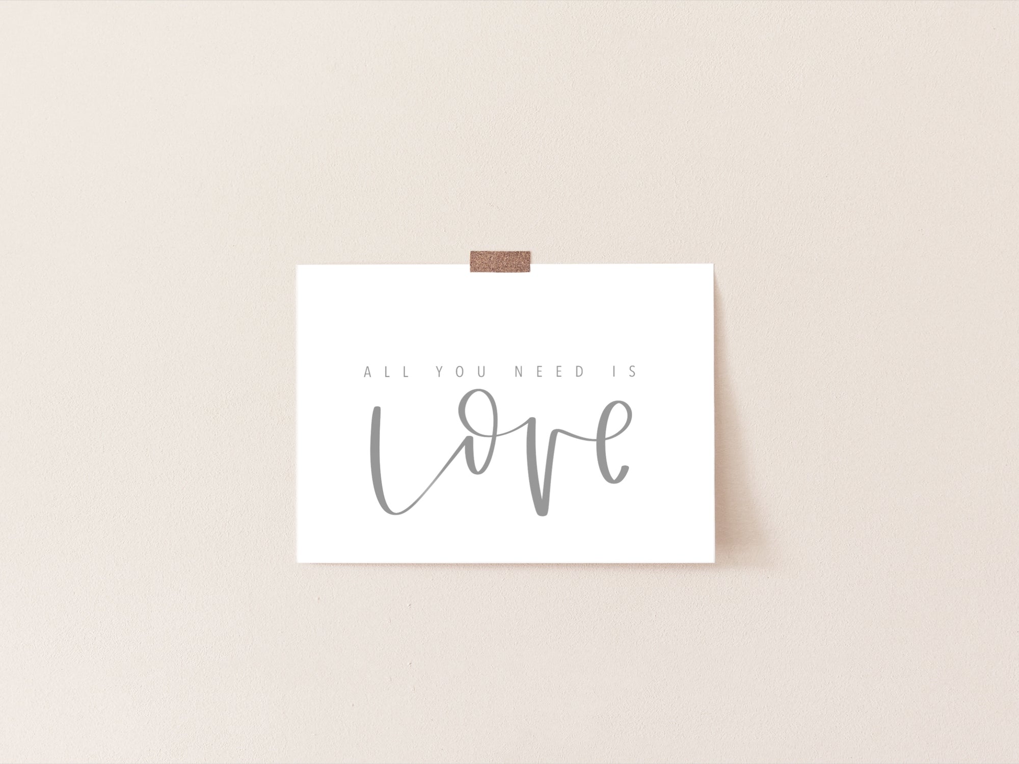 All you need is Love