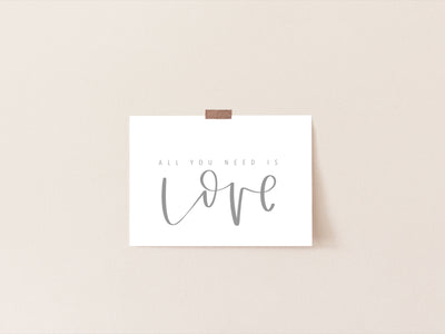 All you need is Love