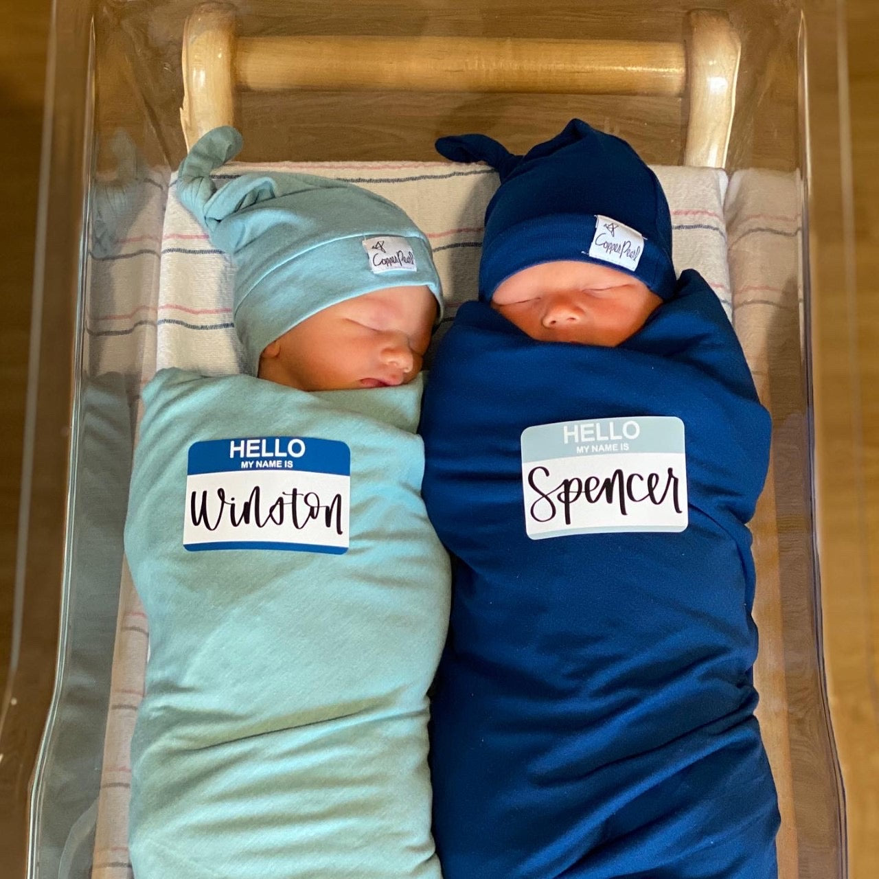 "Hello my Name is" Baby Name Tags