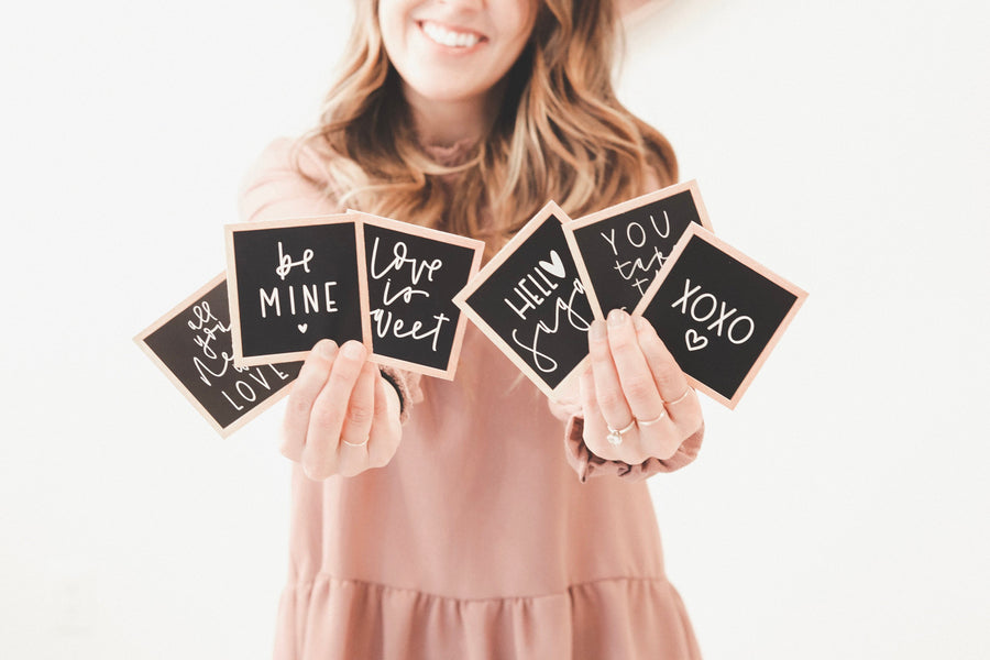 LETTERBOARD Love notes | Valentines | Lunchbox Notes | Calligraphy Tags | Love Notes | Kids | February| Printable