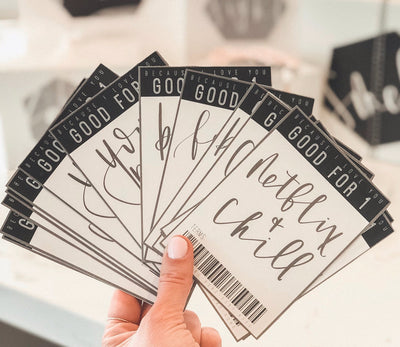 LOVE COUPONS | Printable Love Coupon | Gifts for Him | Gifts for Her | Calligraphy Tags | Love Notes |