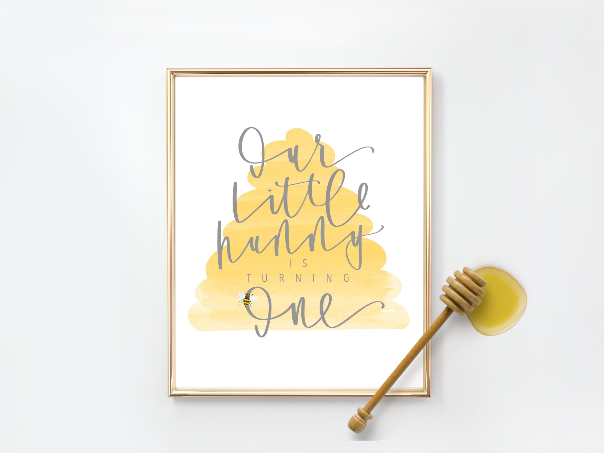 BEE | Our Hunny is turning ONE | BIRTHDAY party | First birthday | Honey Bee Party | 1ST Bday | Instant Download | kids birthday | Digital